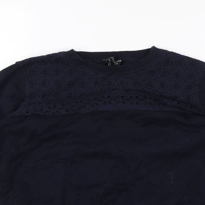 Dorothy Perkins Womens Blue   Pullover Jumper Size 8