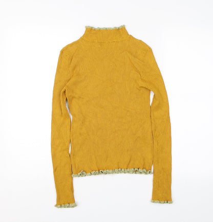 Marks & Spencer Womens Yellow   Pullover Jumper Size 8