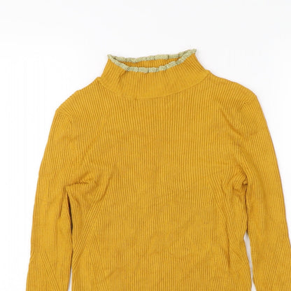 Marks & Spencer Womens Yellow   Pullover Jumper Size 8