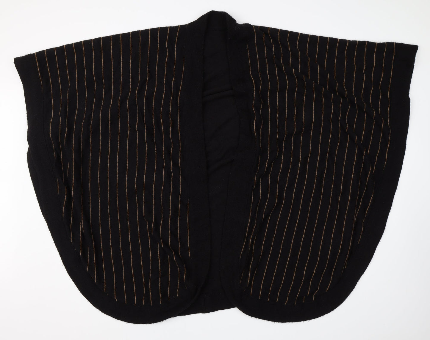 Preworn Womens Brown Striped  Cape Jumper One Size
