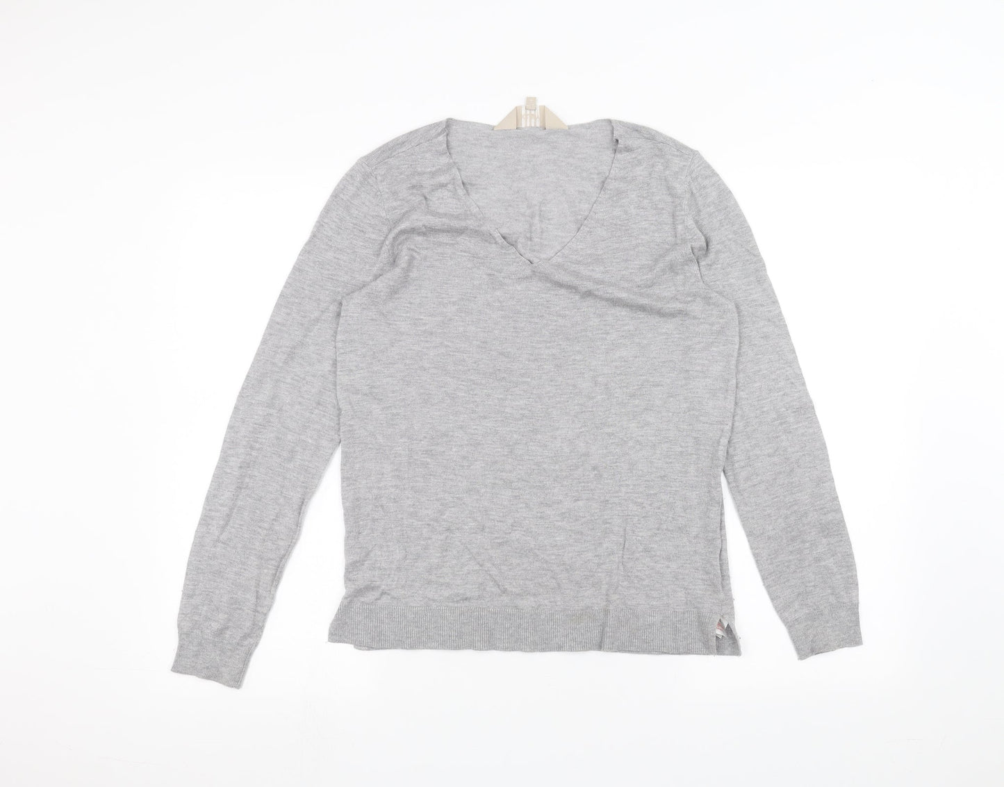 kley Womens Grey   Basic T-Shirt Size 10