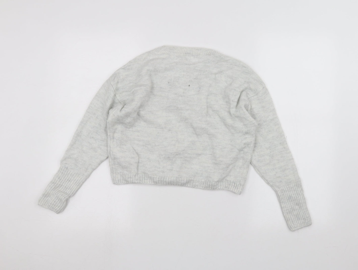 NEXT Girls White   Pullover Jumper Size 11 Years
