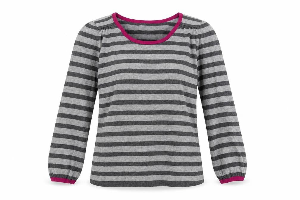 Marks & Spencer Womens Grey Striped  Pullover Jumper Size 12