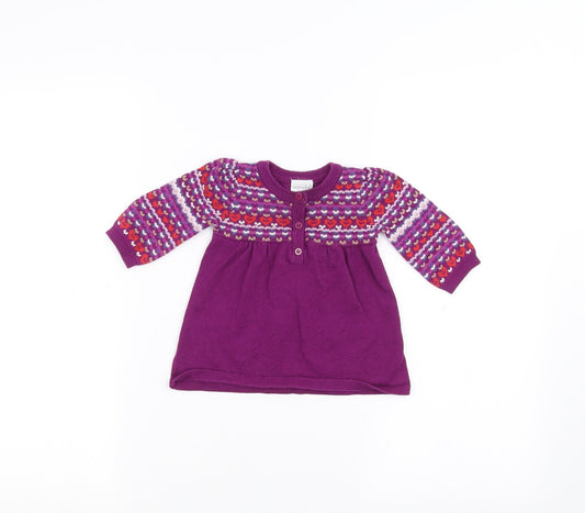 Mini Club Baby Purple   Pullover Jumper Size 0-3 Months