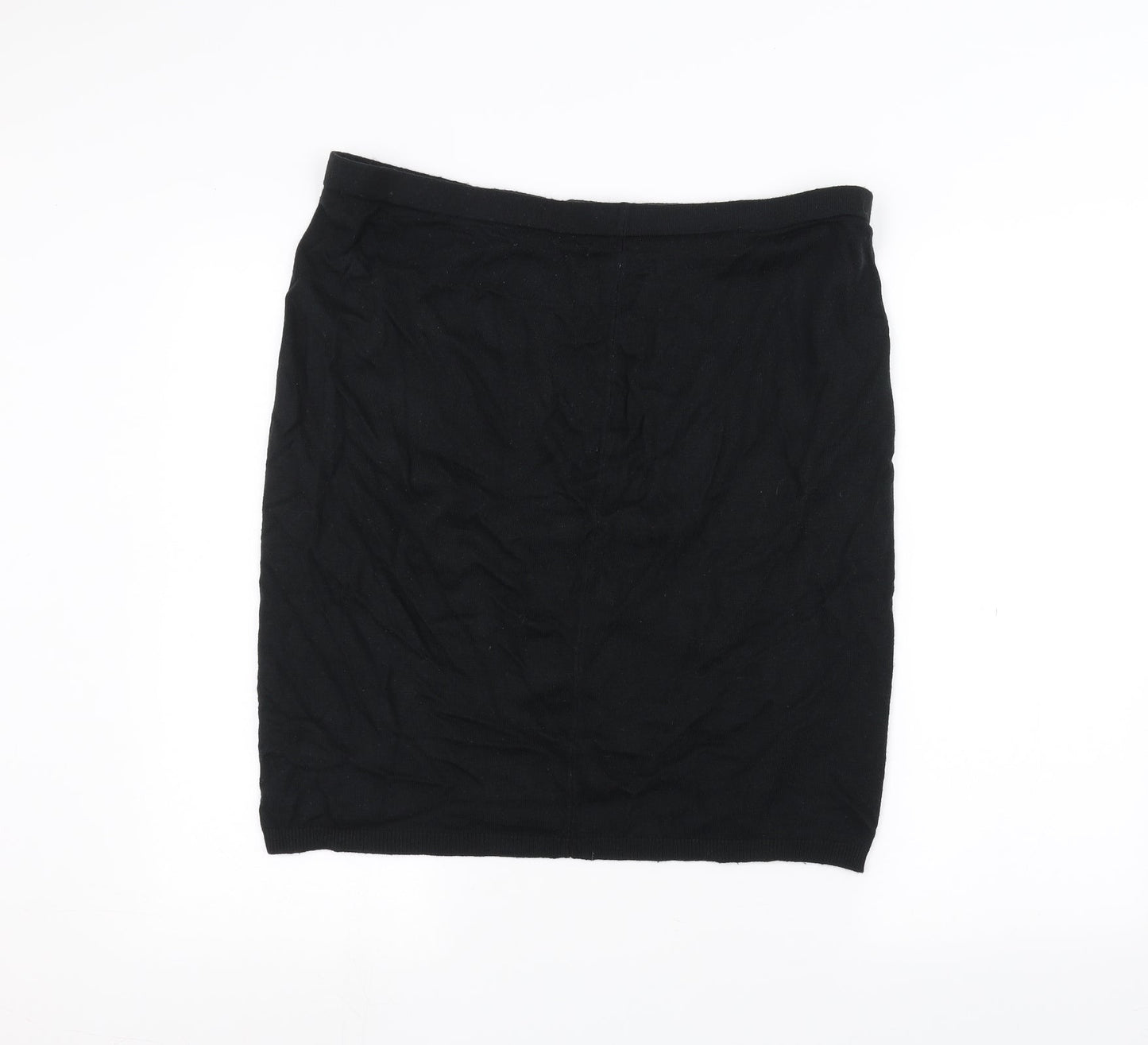Preworn Womens Black   A-Line Skirt Size XL