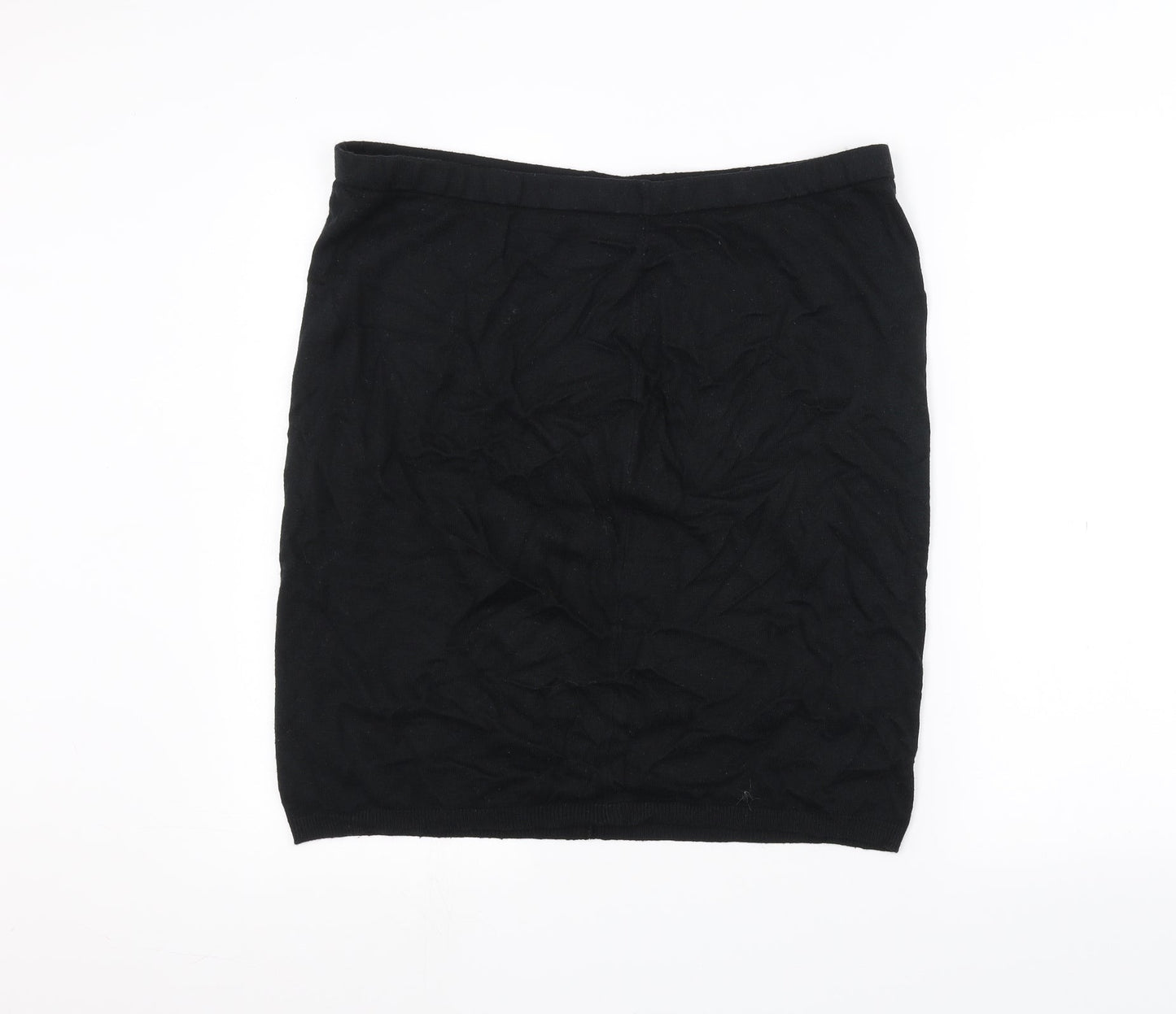 Preworn Womens Black   A-Line Skirt Size XL