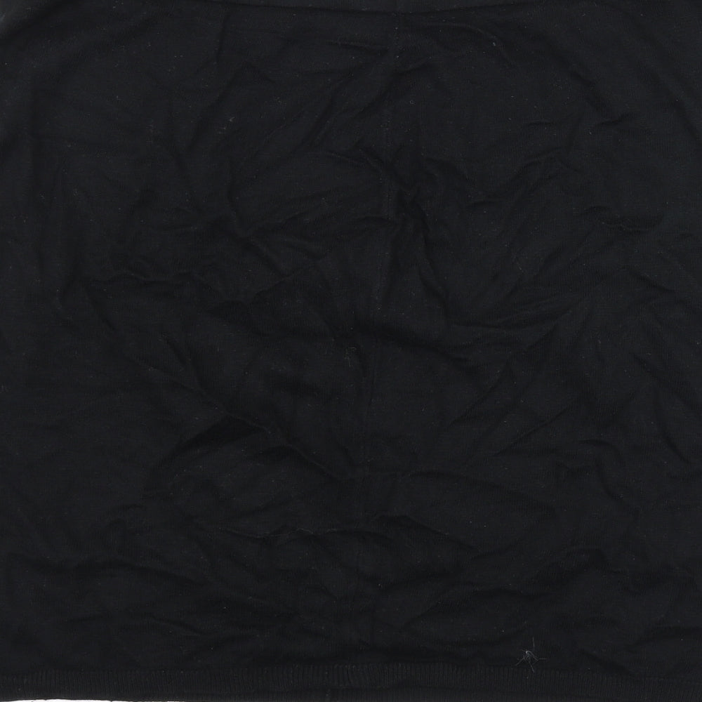 Preworn Womens Black   A-Line Skirt Size XL