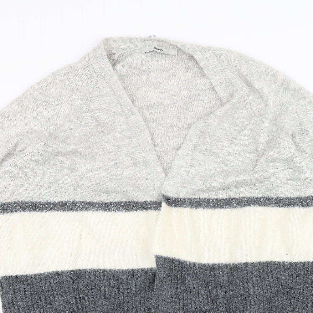 George Womens Grey   Jacket Coatigan Size M