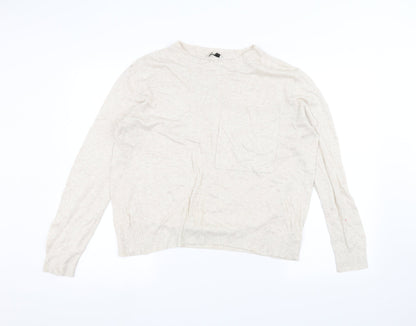 Additional front view of Papaya women’s beige jumper, size UK 14