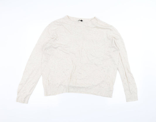 Papaya Womens Beige   Pullover Jumper Size 14