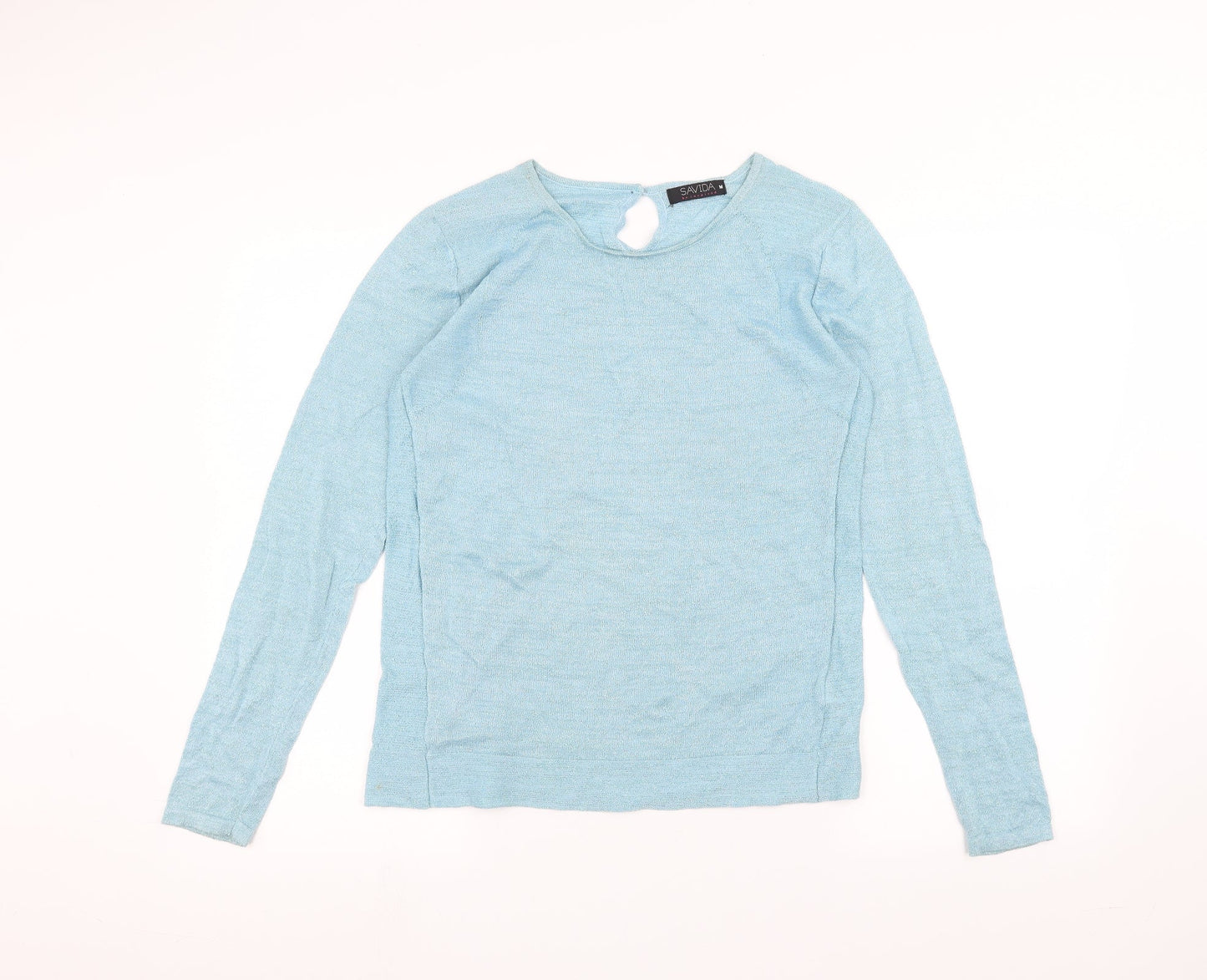 Savida Womens Blue   Basic T-Shirt Size M