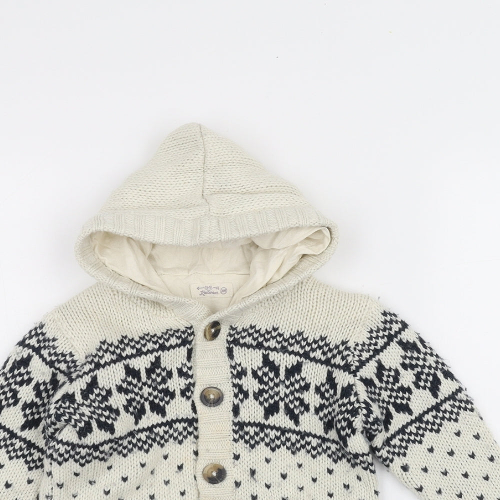 DMB Baby White   Jacket Coatigan Size 24 Months