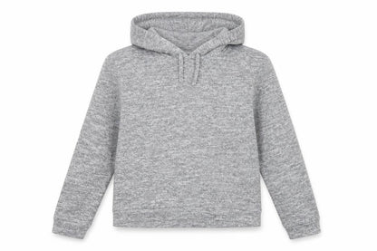 915 Girls Grey   Pullover Hoodie Size 10-11 Years