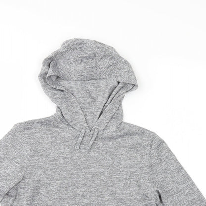 915 Girls Grey   Pullover Hoodie Size 10-11 Years