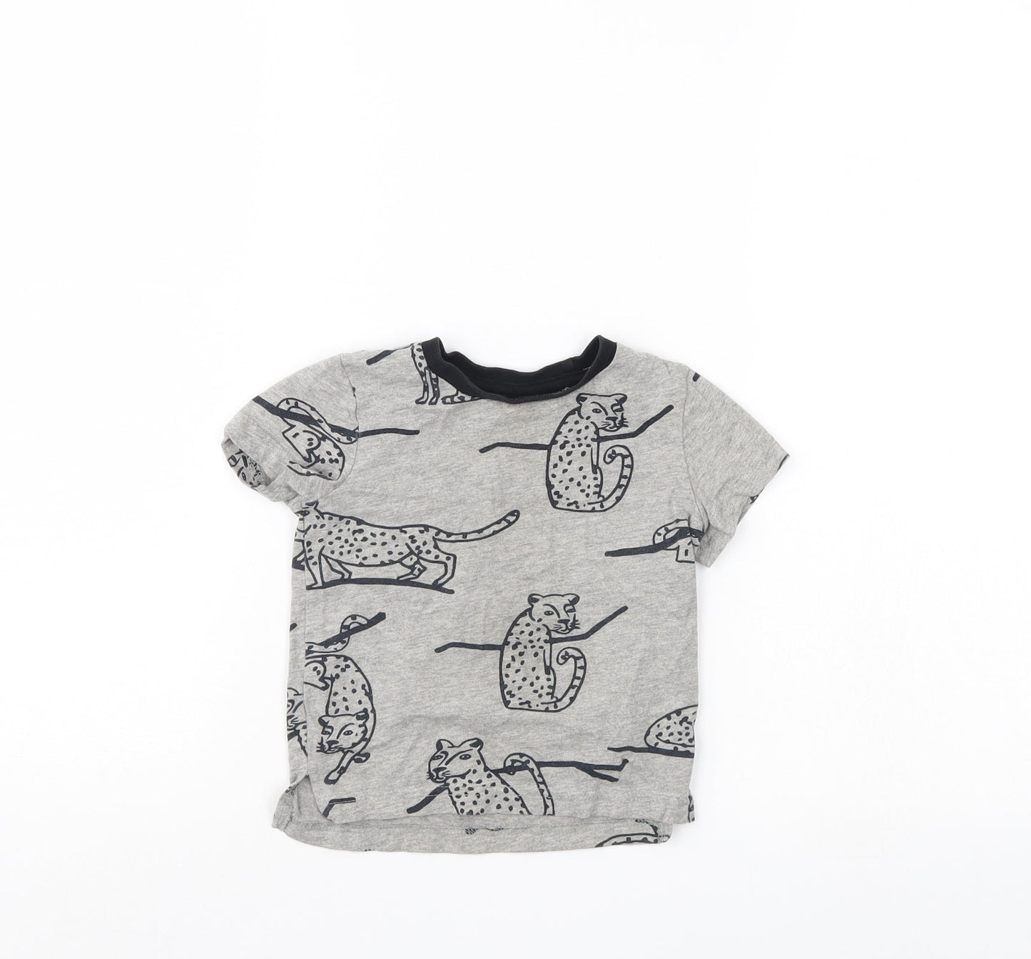 MY K Boys Grey   Basic T-Shirt Size 12-18 Months