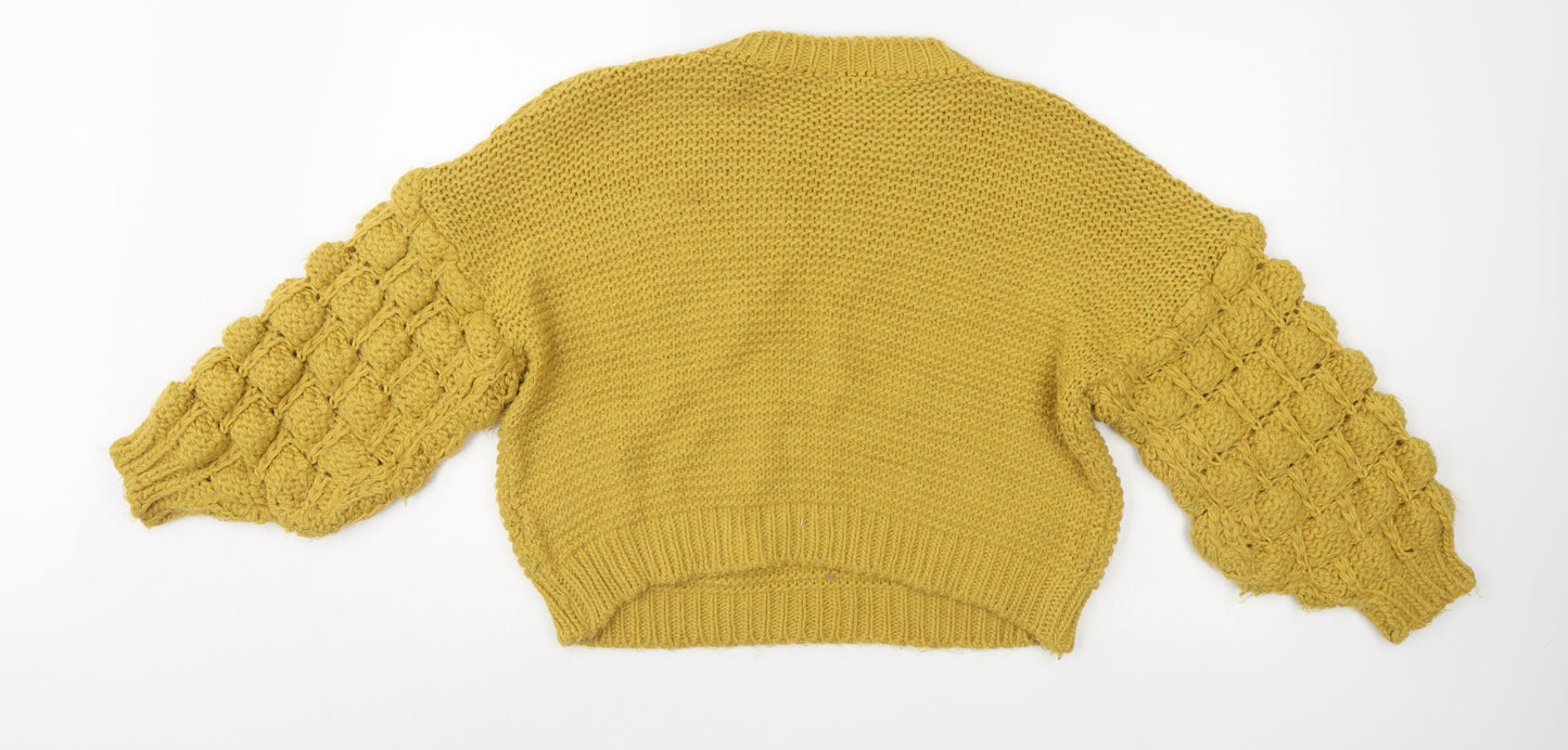 Cameo roase Womens Yellow   Pullover Jumper Size M