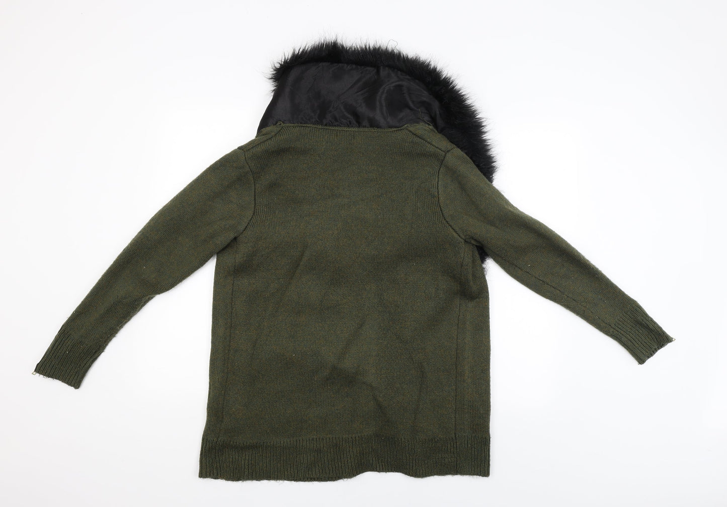 River Island Womens Green   Cardigan Jumper Size 8