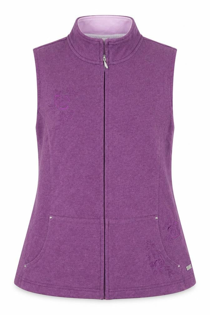DASH Womens Purple   Full Zip Jumper Size 12
