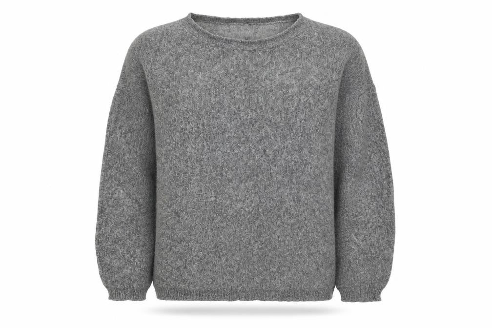 United Colors of Benetton Benneton Womens Grey   Pullover Jumper Size L