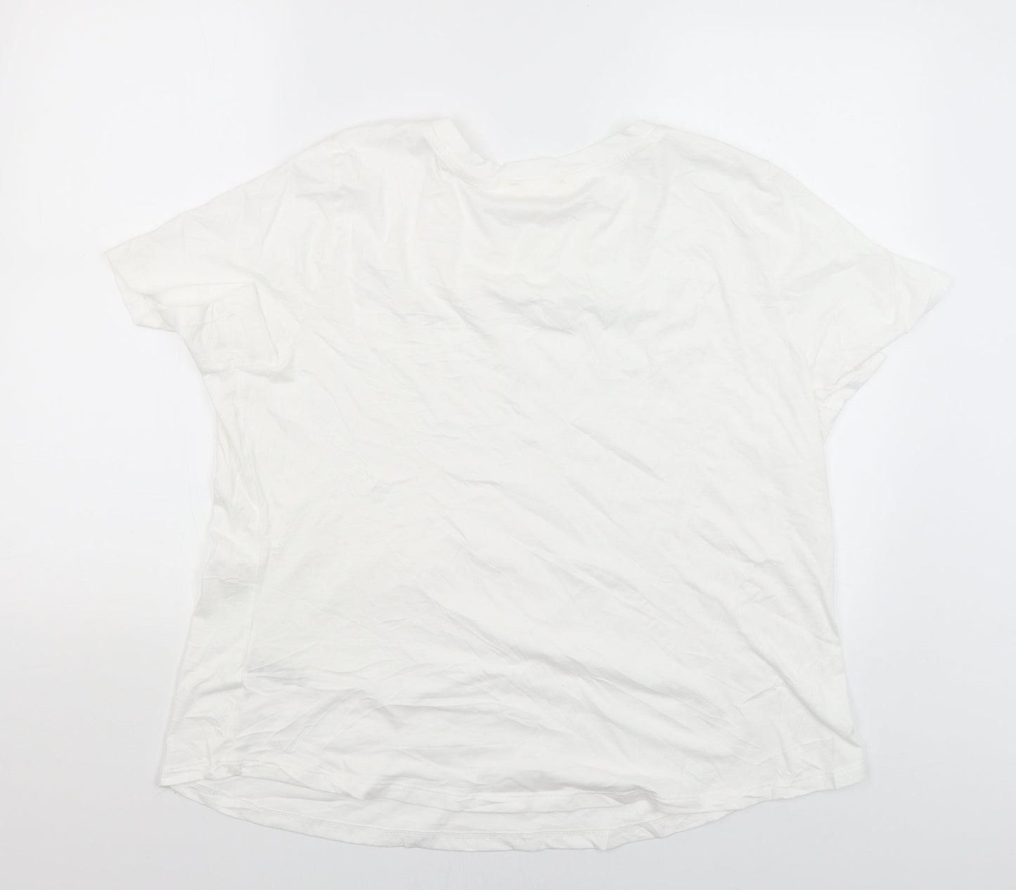 Day dreams Womens White   Basic T-Shirt Size 18