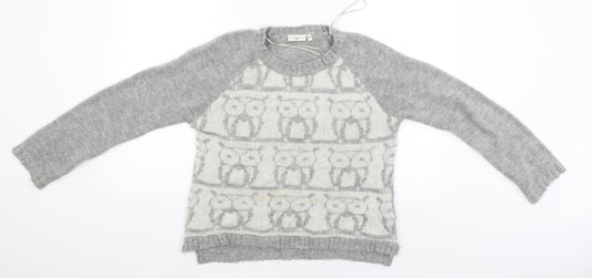 New Look Womens Grey   Pullover Jumper Size 10