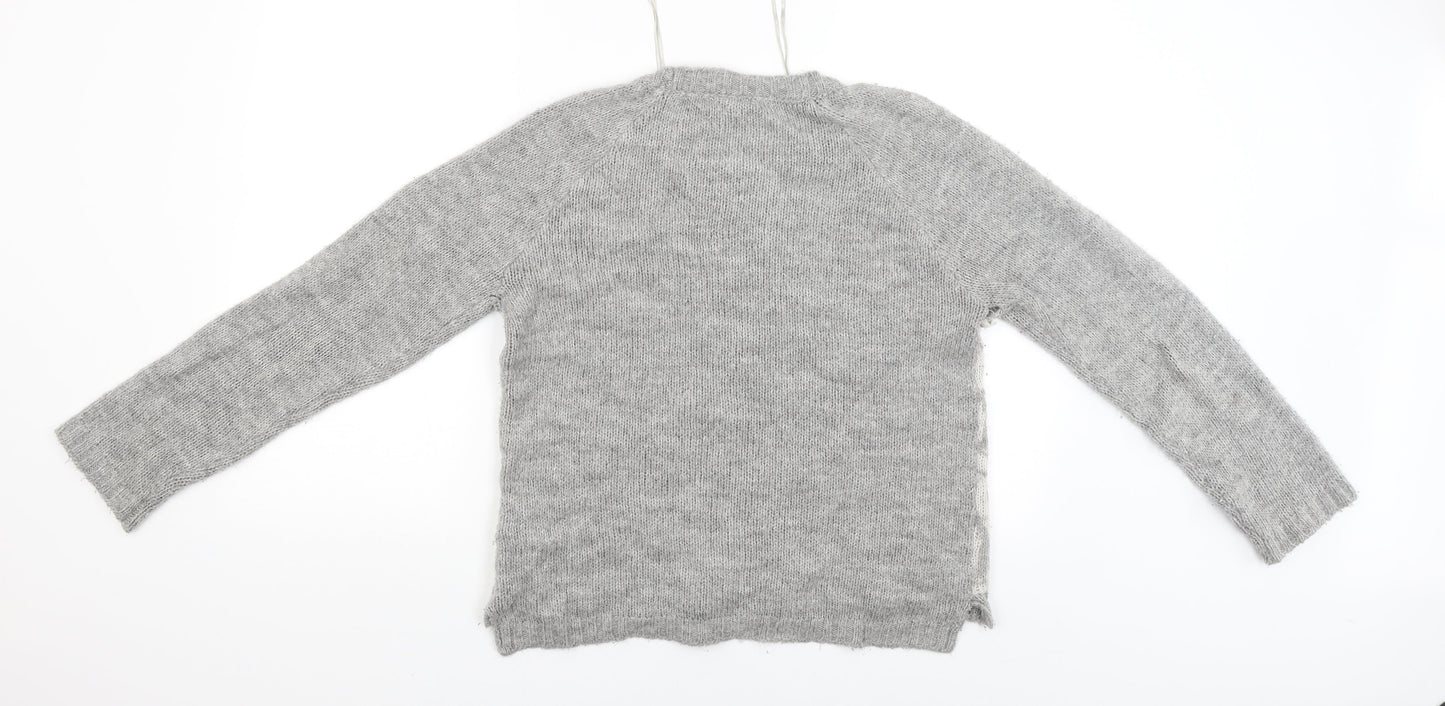 New Look Womens Grey   Pullover Jumper Size 10
