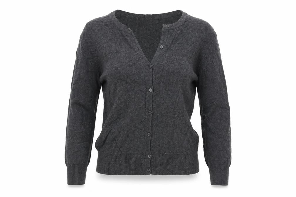 H&M Womens Grey   Cardigan Jumper Size S