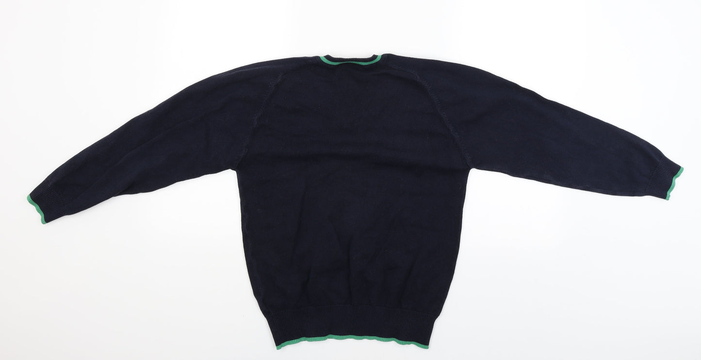 Truex Mens Blue   Pullover Jumper Size S