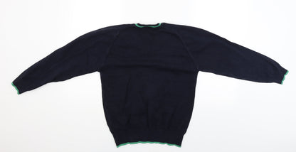 Truex Mens Blue   Pullover Jumper Size S
