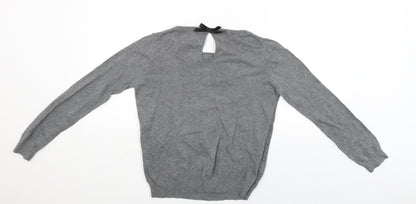 Mango Womens Grey   Pullover Jumper Size M