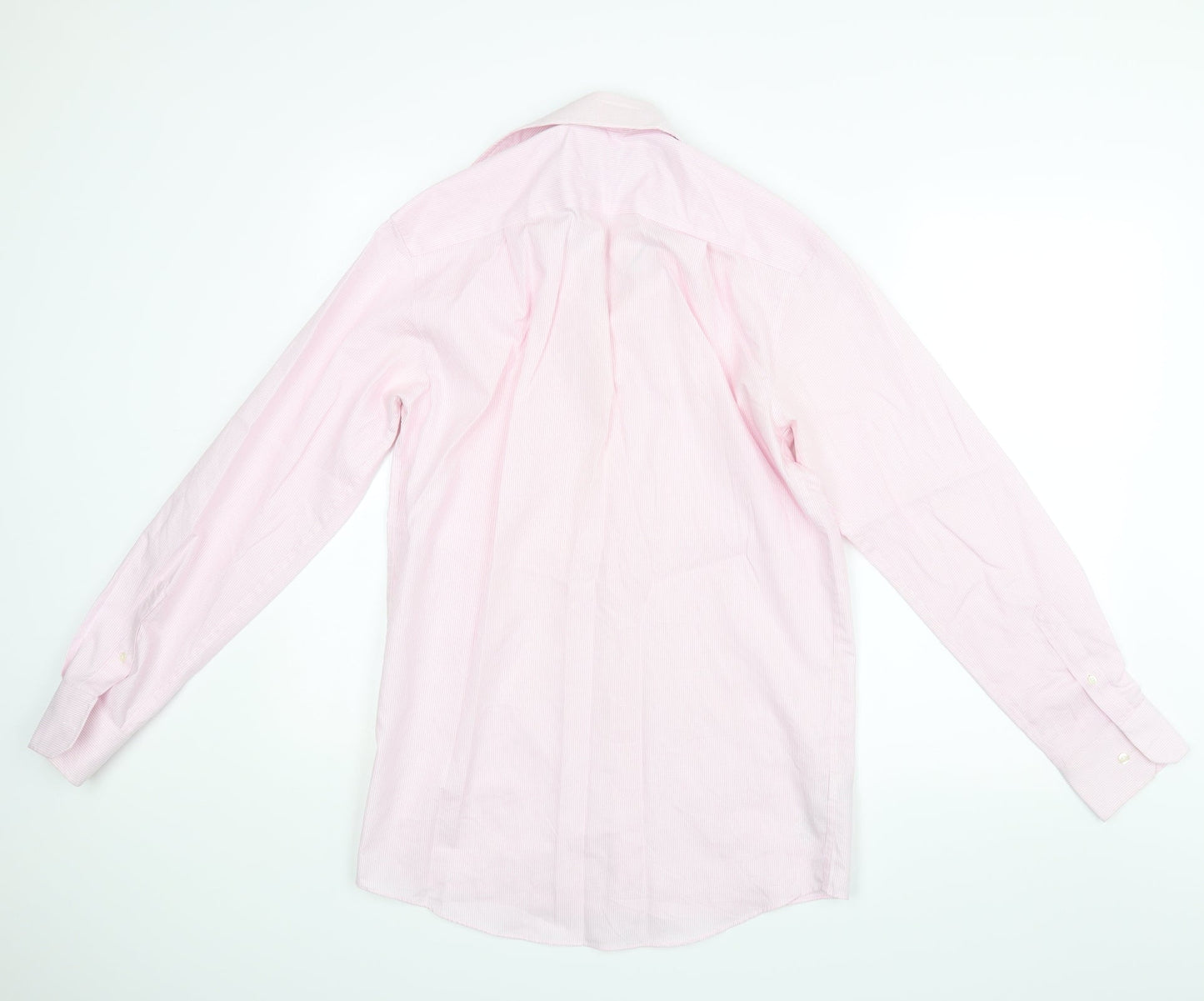M&S Mens Pink    Dress Shirt Size 14