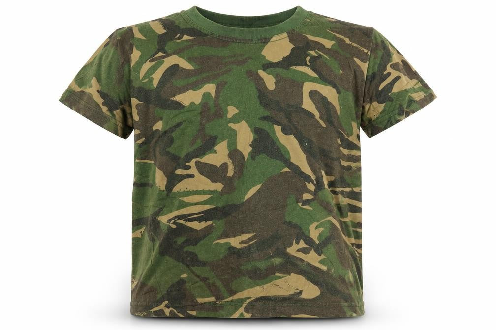 Kombat Boys Green Camouflage  Basic T-Shirt Size 3-4 Years