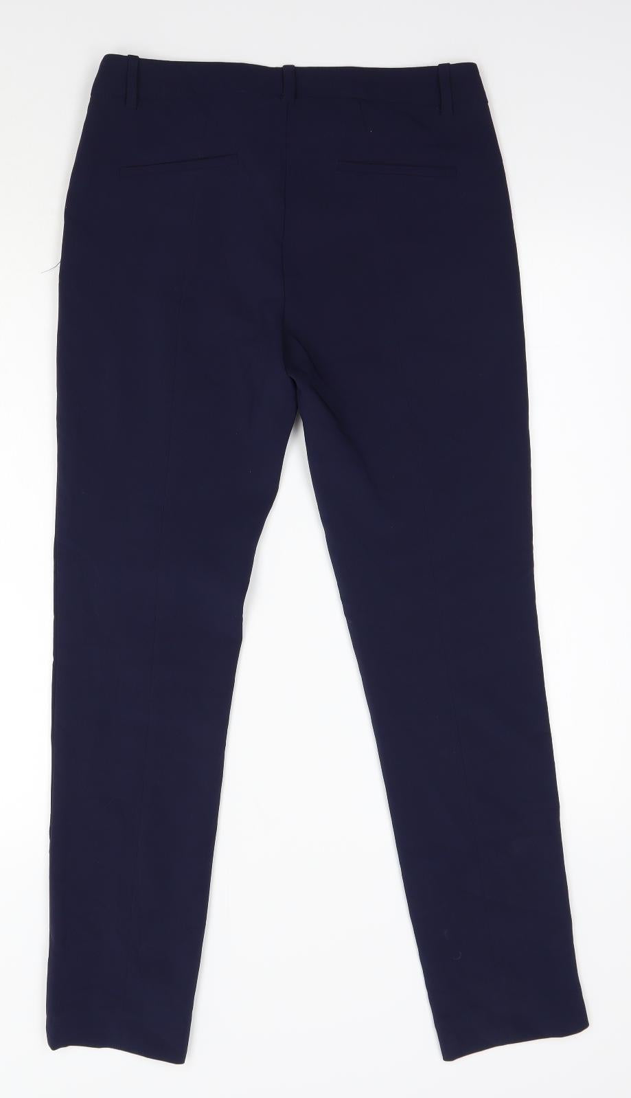 oodji Womens Blue   Trousers  Size 10 L26 in