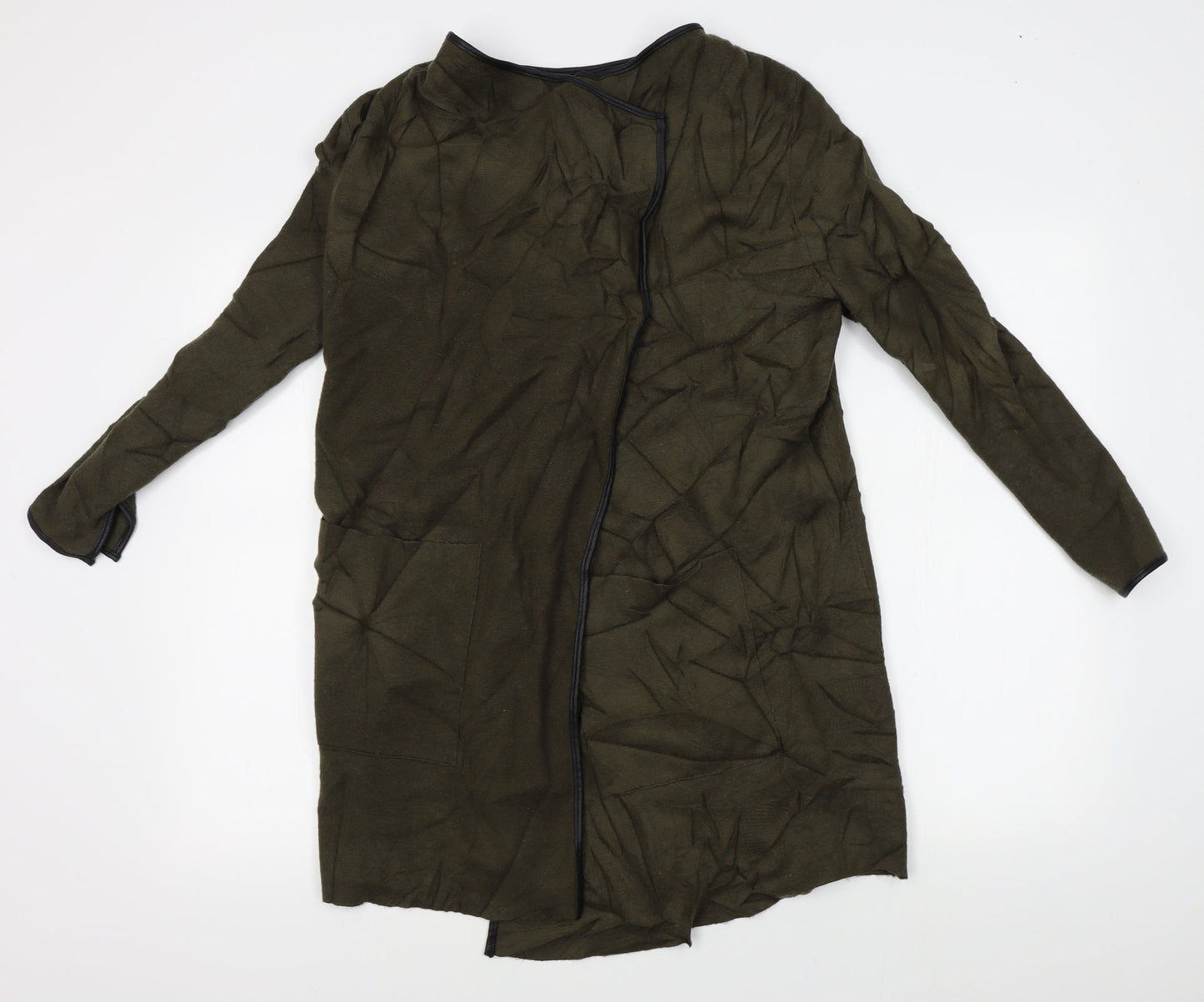 Zara Womens Green   Wrap Jumper Size M