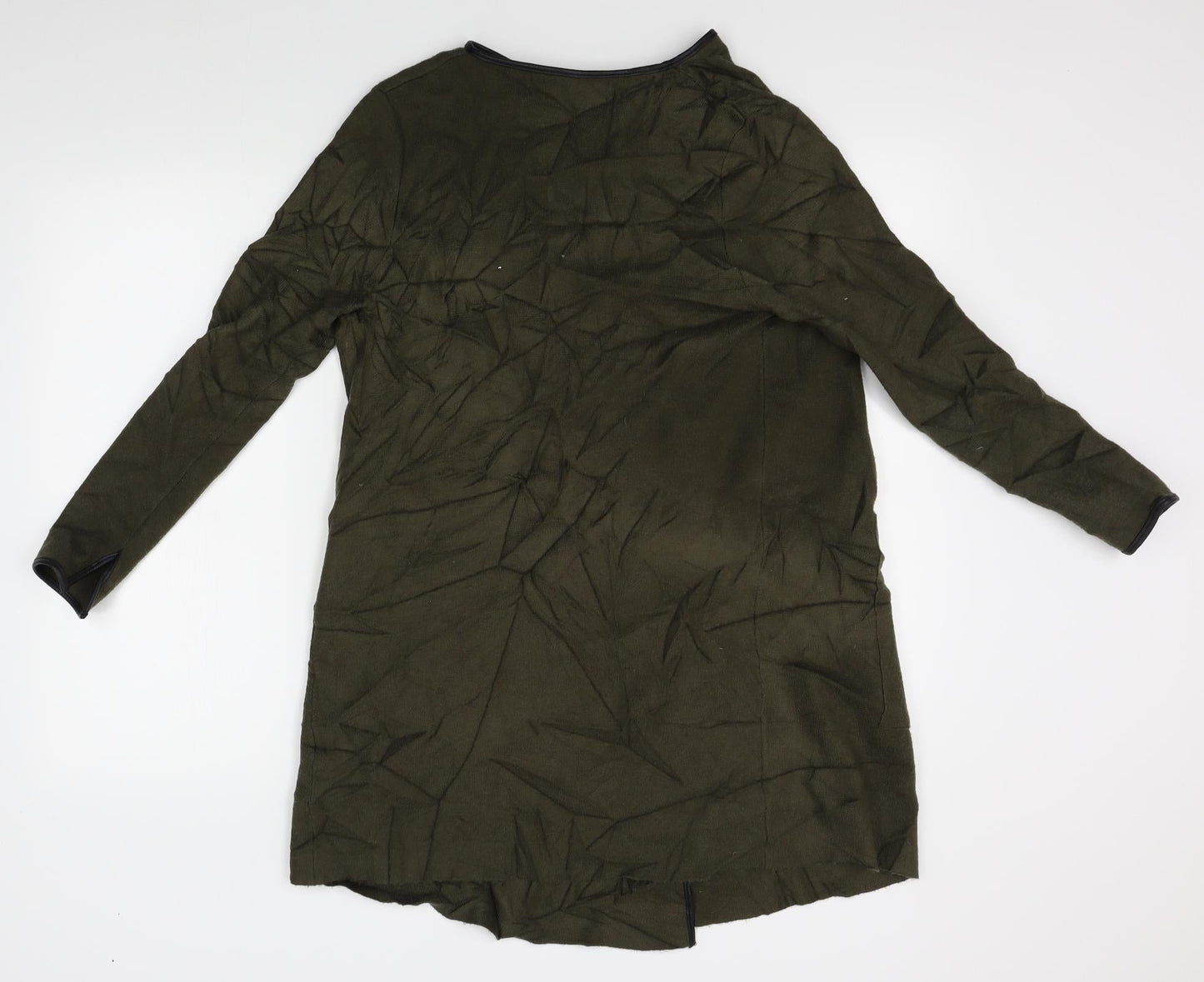 Zara Womens Green   Wrap Jumper Size M