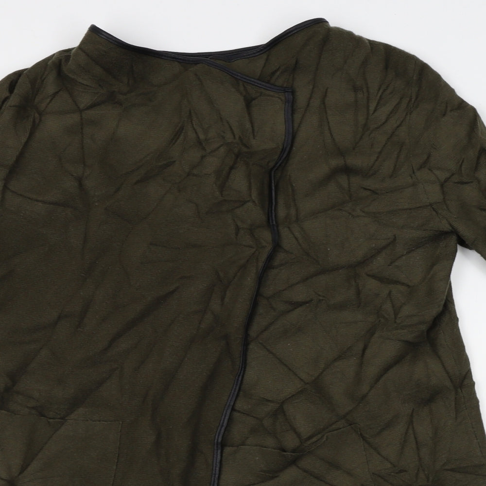 Zara Womens Green   Wrap Jumper Size M