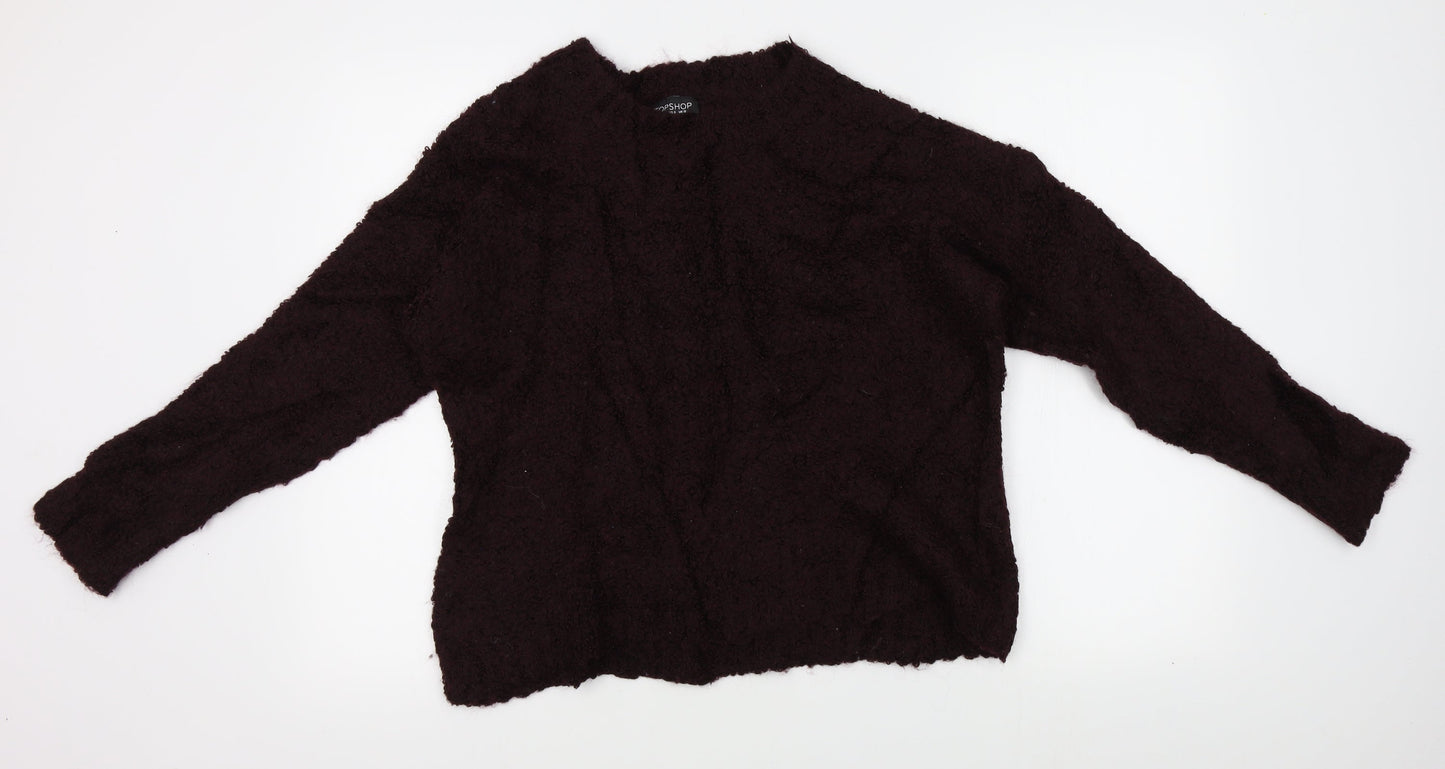 Topshop Womens Red   Pullover Jumper Size 12