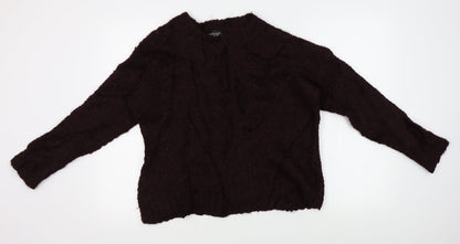 Topshop Womens Red   Pullover Jumper Size 12