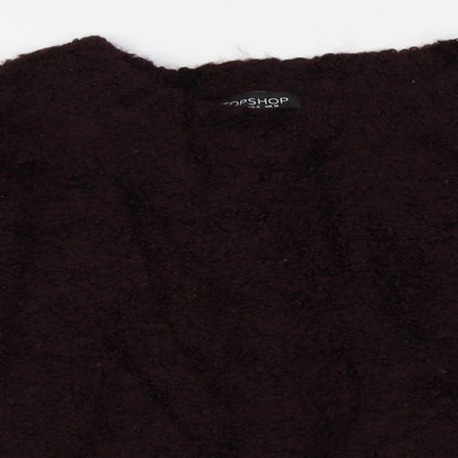 Topshop Womens Red   Pullover Jumper Size 12