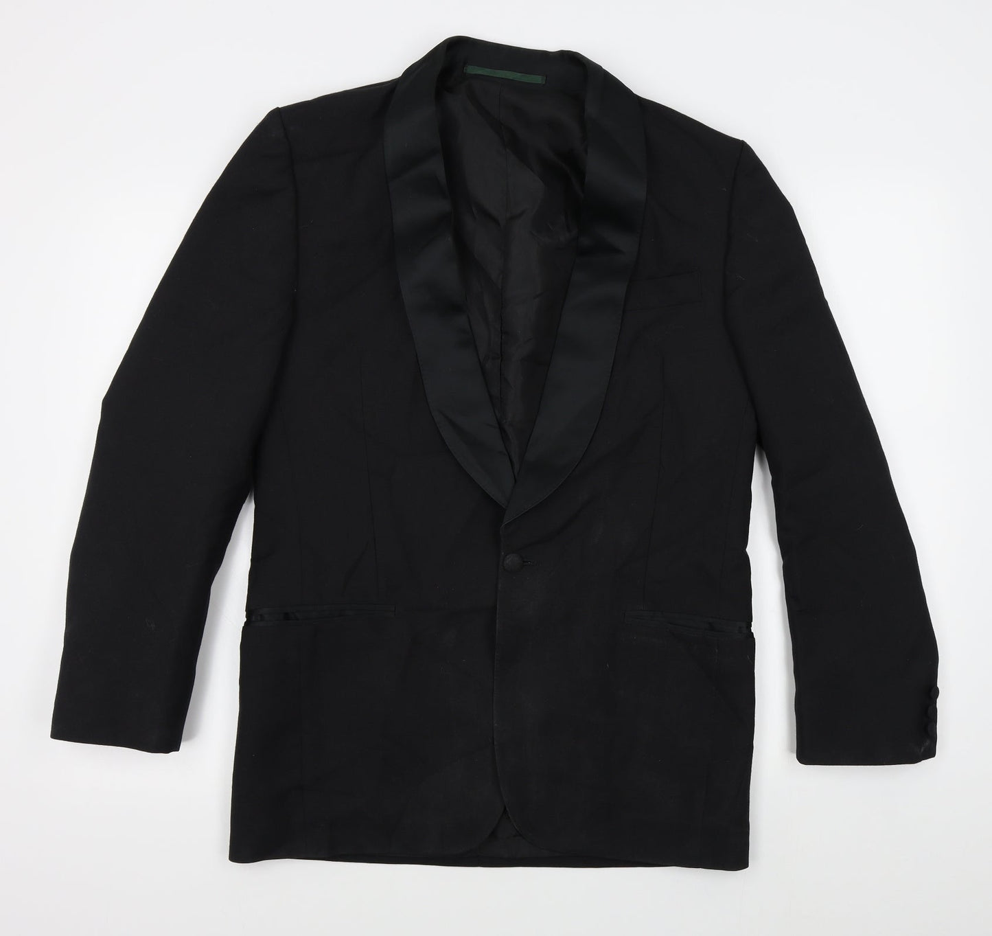 Preworn Mens Black   Jacket Suit Jacket One Size