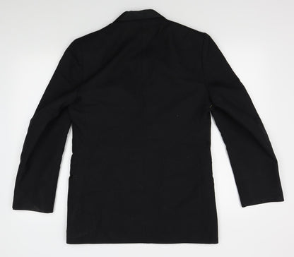 Preworn Mens Black   Jacket Suit Jacket One Size
