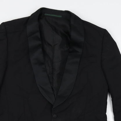Preworn Mens Black   Jacket Suit Jacket One Size