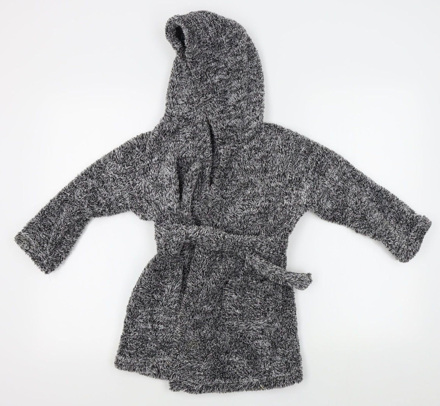 Matalan Girls Grey    Robe Size 6 Years