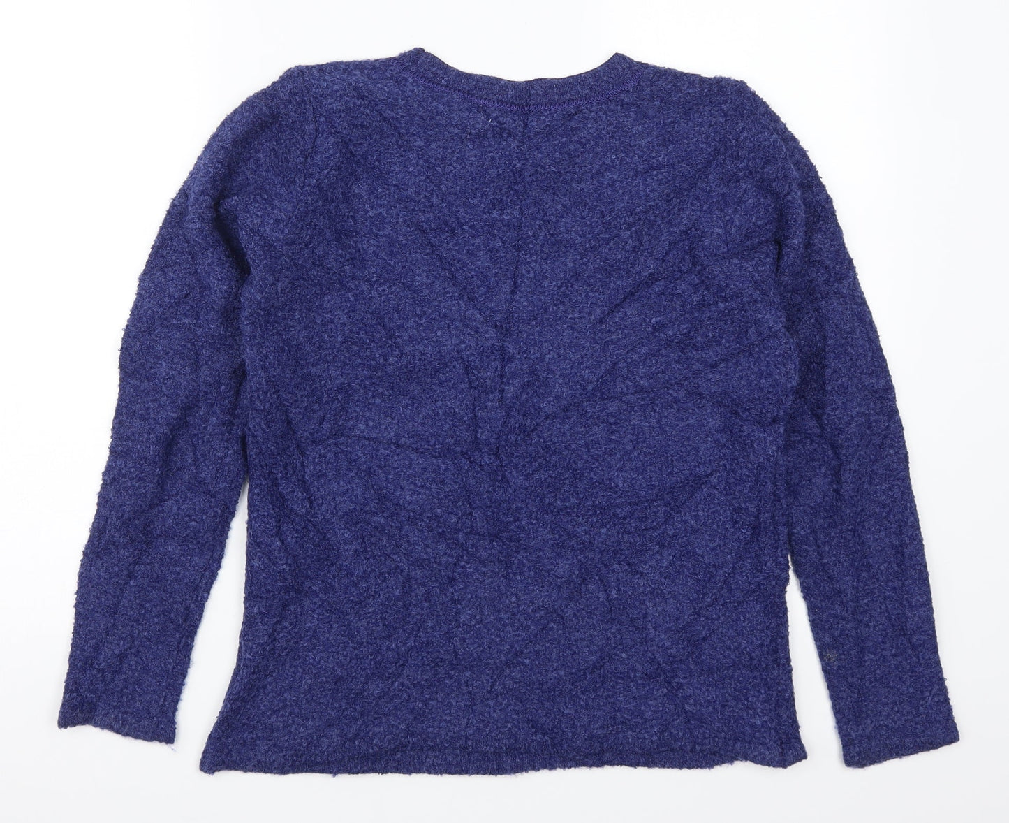 Fay Louse Womens Blue   Pullover Jumper Size 10  - Flowers