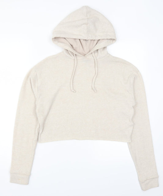 Topshop Womens Beige   Pullover Hoodie Size 6