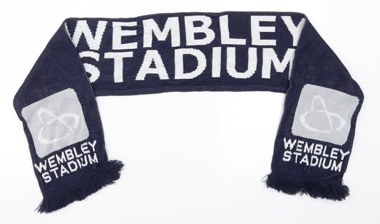 Preworn Mens Blue   Rectangle Scarf Scarf One Size  - Wembley Stadium