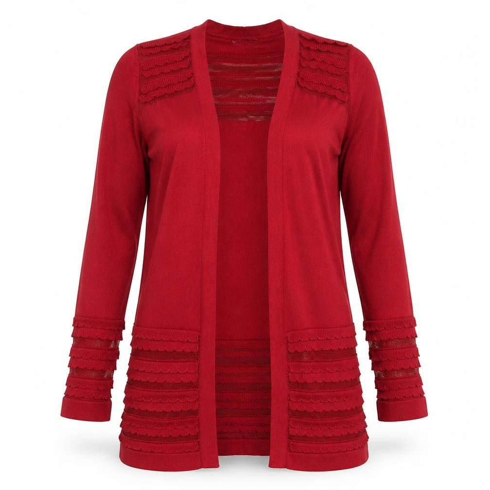 Marks & Spencer Womens Red   Cardigan Jumper Size 8