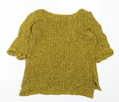 Topshop Womens Yellow   Pullover Jumper Size 8