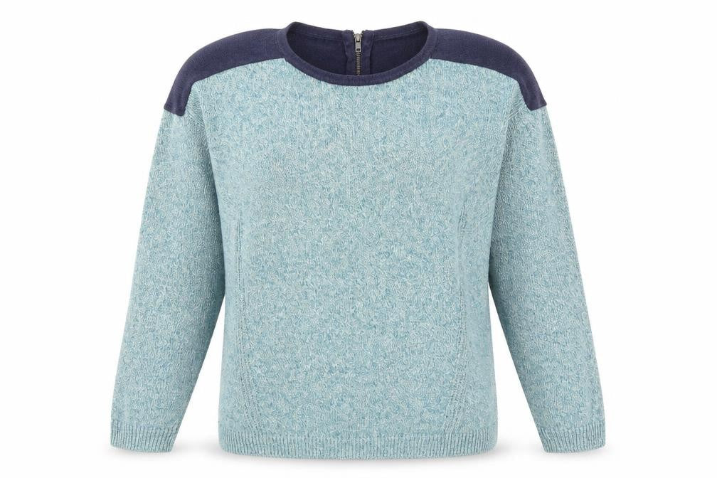 Marks & Spencer Womens Blue  Knit Pullover Jumper Size 14