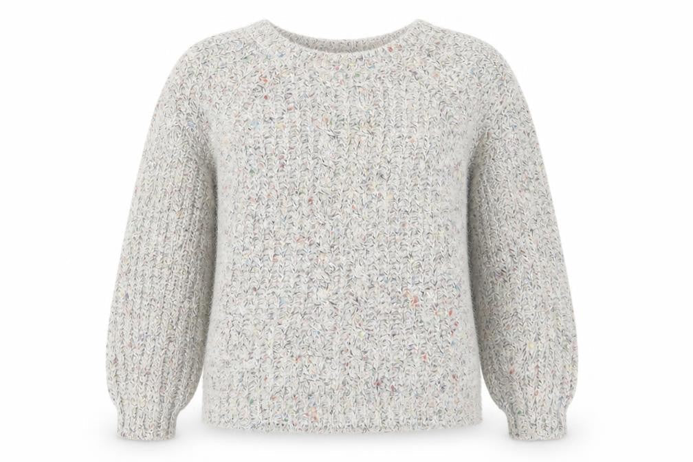 QED London Womens Grey  Knit Pullover Jumper Size S